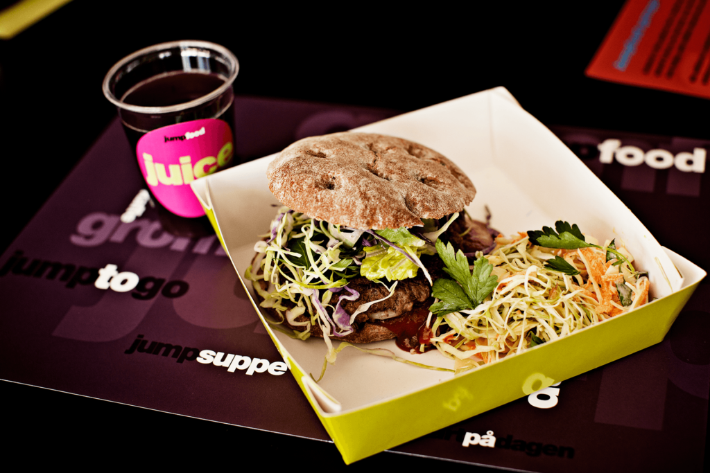 Burger jump food